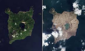 Annotated satellite images showing the taal caldera, volcano island in the caldera lake. Incredible Nasa Images Reveals Ash Damage From The Philippines Taal Volcano Eruption Daily Mail Online