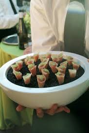 Catering Presentation Food For Thought Insideweddings Com Wedding Food Event Food Food Displays
