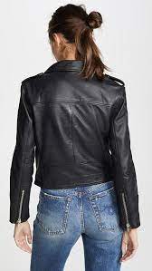 Pin On Black Leather Jacket Girls