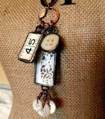 Copper Glass And Recycled Trash Stitching Memories Necklace Handmade Jewelry Jewelry Crafts Jewelry Projects