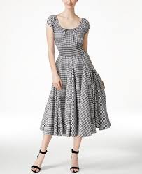 Grace Elements Gingham Print Peasant Dress Dresses Women Macy S Gingham Outfit Women Element Dress Womens Dresses