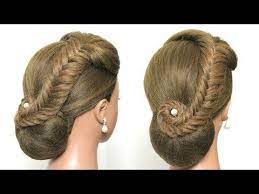 Easy Wedding Updo With Braid Prom Hairstyles Hair Tutorial Youtube Hair Styles Long Hair Styles Hair Tutorial