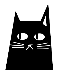 Black And White Cat Drawing Png Single Post Whitehousecrafts Modern Cat Art Cat Graphic Art Cat Art