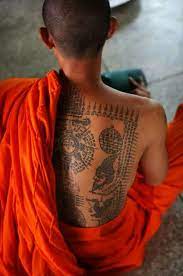 A sak yant tattoo is a tradition in thailand dating back over 2,000 years. lowey said, a sak yant, (also known as yantra) is a tattoo given to you by hand by a buddhist monk. Shaolin Monk Inspired Tattoo Sak Yant Tattoo Thai Tattoo Buddhist Tattoo