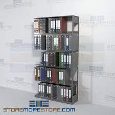 Our storage units keep personal items out of sight in the office, patient's room, or classroom. Open Metal Shelving Office Filing Racks Binder Storage 5 Levels Wall Unit Four Post Shelving 4 Post Shelves Open File Shelving Doctors Office File Cabinet L T Shelving