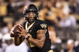 the unflappable nature of wake forest quarterback jamie