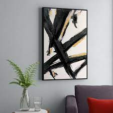 You will get 7 easy to use files, compatible with photoshop, adobe xd, figma, and sketch. Black And Gold Abstract Brushstrokes Framed Acrylic Painting Print On Canvas Gold Abstract Painting Gold Wall Art Canvas Abstract Canvas