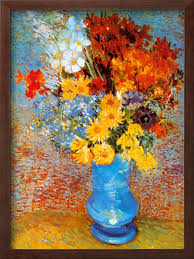 Tournesols) is the name of two series of still life paintings by the dutch painter vincent van gogh. Vase Of Flowers Vincent Van Gogh Painting Oil Painting Landscape Impressism Painting Hand Painted Paintings123 Com