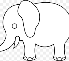 Gajah merupakan hewan terbesar dari yang pernah ada. Line Art Drawing Elephant Elephant White Mammal Animals Png Pngwing