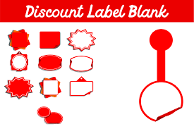 Download Label Discount Blank Bundle Graphic By Arief Sapta Adjie Creative Fabrica Discount Labels Graphic Design Logo Discounted PSD Mockup Templates