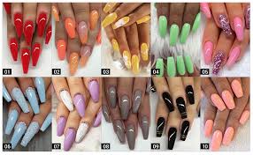 Dip powder nails are the latest trend. Amazon Com Dip Powder Nail Set For Nail Art 10 Fruity Colors Collection Dip Powders Nails For French Nail Manicure Nail Art Set Essential Set No Nail Lamp Needed Kitchen Dining