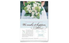 Wedding Event Planning Flyer Template Design Event Planning Flyer Event Planning Template Event Planning Branding