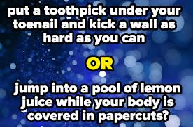 Perhaps it was the unique r. 13 Disgusting Questions That Are Impossible To Answer