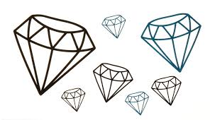 Pin Fake Diamonds Or Tattoo Pictures To Pin On Pinterest On Pinterest Diamond Tattoo Designs Diamond Tattoos Tattoo Paper