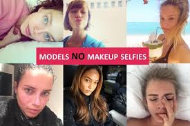 10 models no makeup selfies
