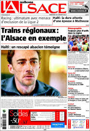 We like to hike, explore attractive towns without tour buses and, of course, eat and drink well. Newspaper Journal L Alsace France Newspapers In France Wednesday S Edition January 20 Of 2010 Kiosko Net