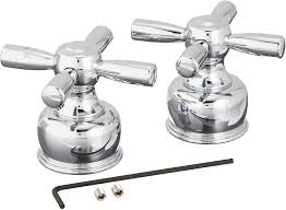 Rated 5 out of 5 by linda 101 from delta h695 cassidy cross handles bought these for roman tub. Chrome Delta Faucet H695 Cassidy Two Cross Bath Roman Tub Handle Kit Faucet Handles Faucet Parts Guardebem Com