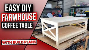 Simple to fit anyplace, this table is ideal for the individuals who favor natural moderation. Diy Farmhouse Coffee Table With Storage Youtube