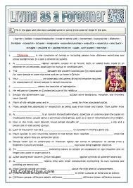 Living As A Foreigner Learn English Teaching English Grammar Esl Vocabulary