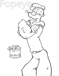 Paint them in various shades while passing time on a boring afternoon while your mother finishes off … Popeye The Sailor Coloring Pages
