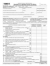 Fill out the amended u.s. 2020 Form Irs 1040 X Fill Online Printable Fillable Blank Pdffiller