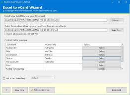 Excel To Vcard Converter Excel Converter Data Loss