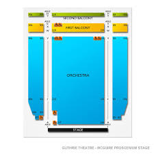 guthrie theater mcguire proscenium stage 2019 seating chart