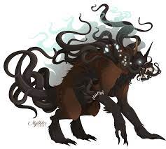 Eldritch Werewolf Commission By Mythka On Deviantart Creature Art Werewolf Eldritch Horror