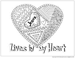 Sacred heart coloring pages for kids and adults (20 different designs) post preview: Coloring Pages For Valentine S Day Heart Coloring Pages Jesus Coloring Pages Coloring Pages