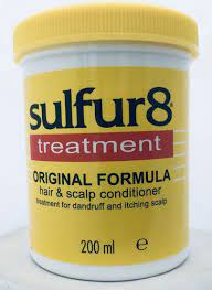 I changed my hair grease to isoplus olive oil and while i like the light weight feel and fragrance, my hair doesn't seem to be growing as fast so i'm i stopped using mtg, so i picked up a jar of sulpher 8. Sulfur 8 Hair Scalp Conditioner 200 Ml Afro Cosmetic Shop