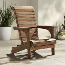 Outdoor Seating Kenneth Acacia Natural Wood Adirondack Chair In 2020 Wood Adirondack Chairs Contemporary Outdoor Furniture Wood Lounge Chair