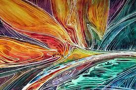 Abstract Bird Of Paradise Painting Bird Of Paradise Abstract Batik Abstract Guerrilla Street Art Art