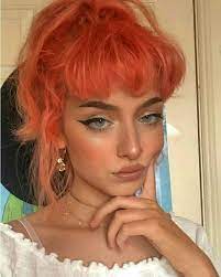 Hairstyles Hairstyles Highlights Highlights Aesthetic Aesthetic Colors Colors Orange Orange Short Aesthetic Hair Aesthetic Hair Colour Hair Styles