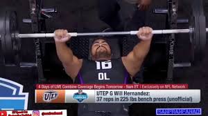 Saquon Barkley 2018 Nfl Combine Strong Bench Press Nfl Highlights Hd Youtube