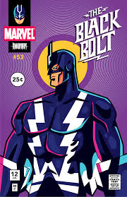 Black Bolt And Medusa Fanart Manof2moro Black Bolt Comics Artwork Silver Surfer