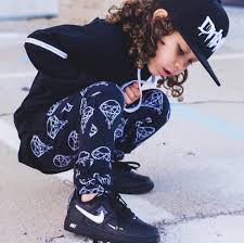 Nike Air Force 1 Boys Black Kid Shoes Stylish Little Boys Kids Fashion Kid Shoes