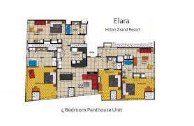 55th floor 4 bedroom penthouse suite in elara hilton for 12. Elara A Hilton Grand Vacations Club Redweek