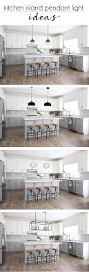 Modern pendant light for kitchen island, living room, dining room, and bedroom. My Friends Gorgeous Gray And White Kitchen Cuckoo4design