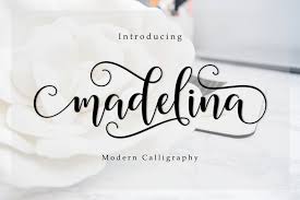 Calligraphy fonts calligraphy is an artistic writing style where the pressure is varied to create thick and thin lines, all in a single stroke. Madelina Script 16641 Calligraphy Font Bundles