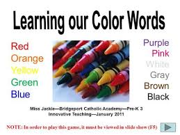 The third guy said, the phone goes 'green green. White Yellow Green Blue Red Pink Black Brown Orange Ppt Download
