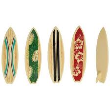 More images for how to make a surfboard cake » Surfboard Cake Decorations Or Cupcake Toppers 24 Pcs Amazon Com Grocery Gourmet Food