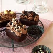 Zu einem glatten teig verarbeiten. Muffins Schokohimmel