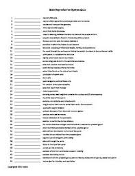 Male Reproductive System Quiz Reproductive System Female Reproductive System Persuasive Writing Prompts