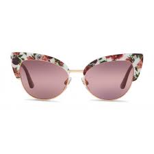 Fendi sunglasses ff 0360/g/s h7p ku tortoise with black fendi pattern blue. Dolce Gabbana Cat Eye Sunglasses In Floral Print Acetate Burgundy Dolce Gabbana Eyewear Avvenice