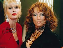 Absolutely Fabulous Photo signed by Jennifer Saunders and Joanna Lumley