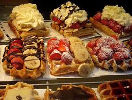 Belgian Waffles Bruxelles Cafe Food Food Cravings Waffle Bar