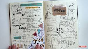 Harry Potter Temali Defter Susleme Planlayici Ajandalar Planner Sayfalari