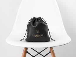 Download Free Mockup Leather Drawstring Pouch Mockup Mockup Love