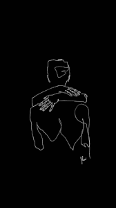 Aesthetic Illustration Black And White Art Thisboardforuniquetattoos Line Art Drawings Line Art Black Aesthetic Wallpaper