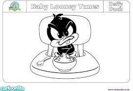 Baby taz and baby road runner; Colouring Baby Daffy Duck Free Baby Looney Tunes Download And Activity Cartoonito